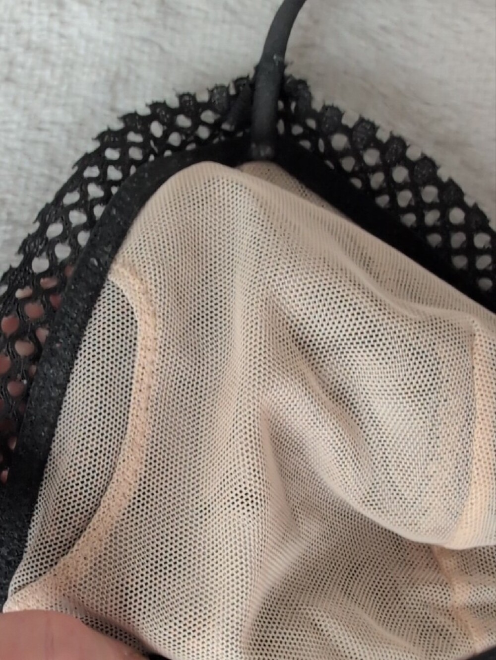 Victoria's Secret Black Lace Triangle Bralette - Picture 15 of 15